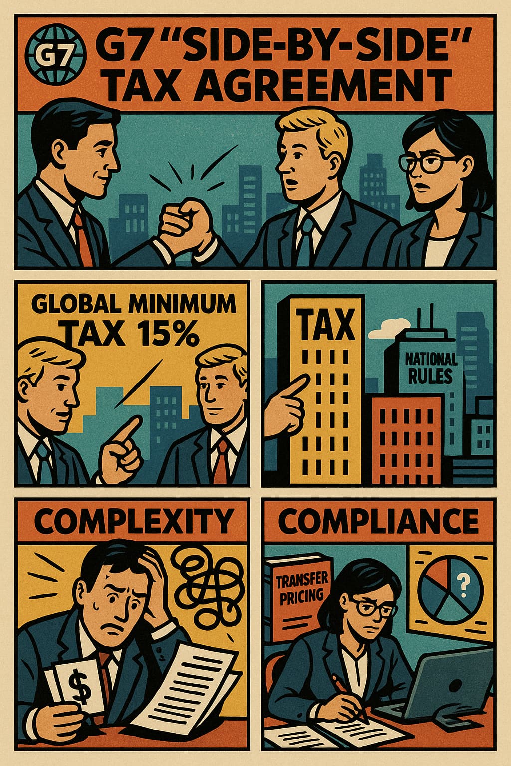 G7 flexibiliza la aplicación del Pilar 2: retos para las políticas de precios de transferencia